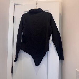 Good American Black Bodysuit